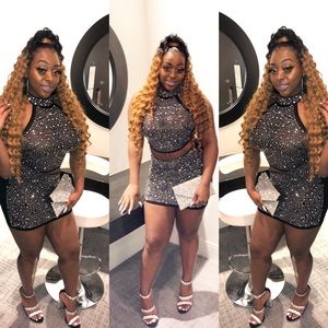 2 piece embellished set